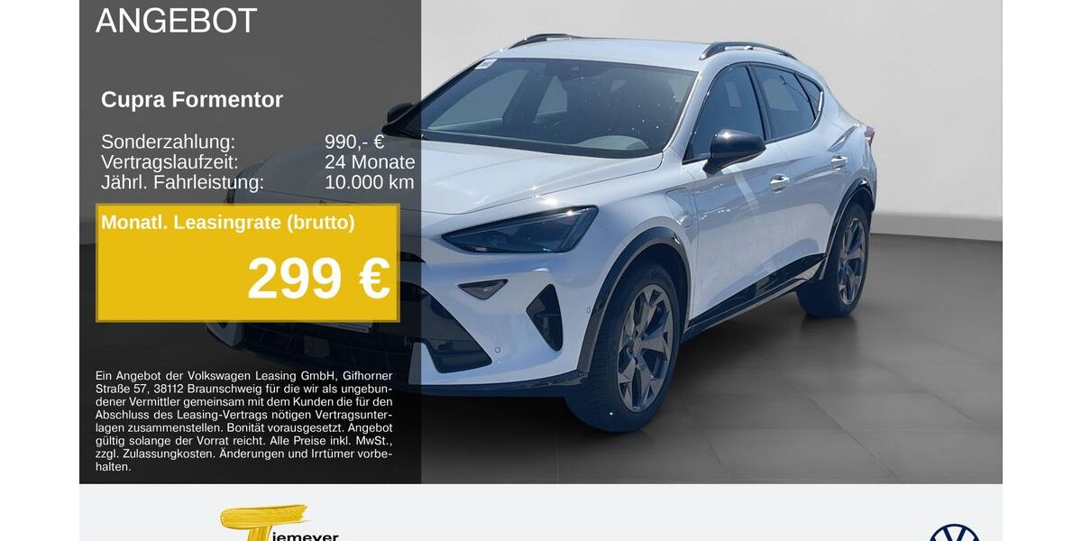 Cupra Formentor 21.763 km 33.450 &euro; Remscheid 42897