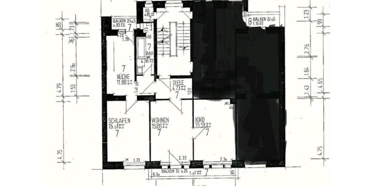 Etagenwohnung Hagen Hagen-Mitte - 3 Zimmer, 71 m&sup2;, 143.000&euro; | Angebot:26414909