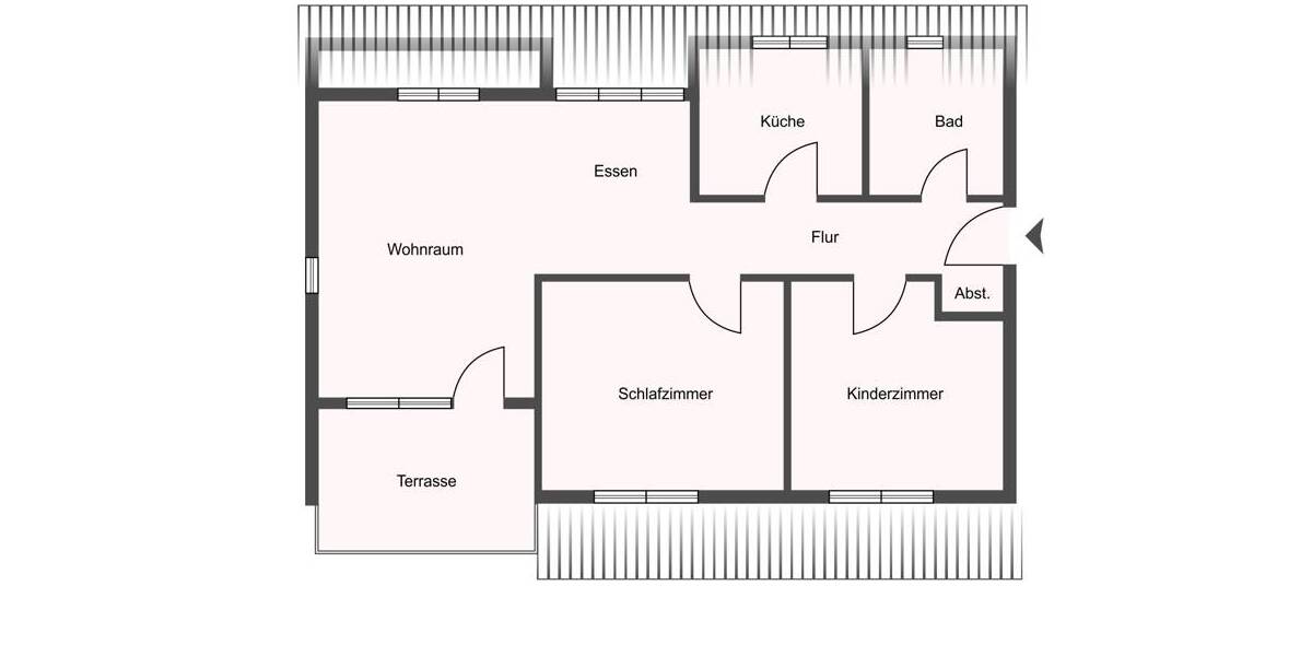 Etagenwohnung Breckerfeld Zurstraße - 3 Zimmer, 75 m&sup2;, 185.000&euro; | Angebot:26161917
