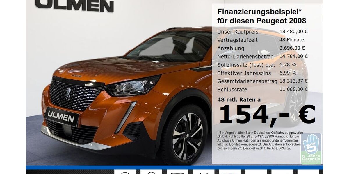Peugeot 2008 39.385 km 18.480 &euro; Ratingen 40880