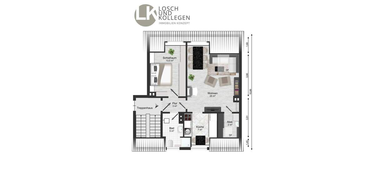 Etagenwohnung Wuppertal Langerfeld - 5 Zimmer, 132 m&sup2;, 289.000&euro; | Angebot:25696386