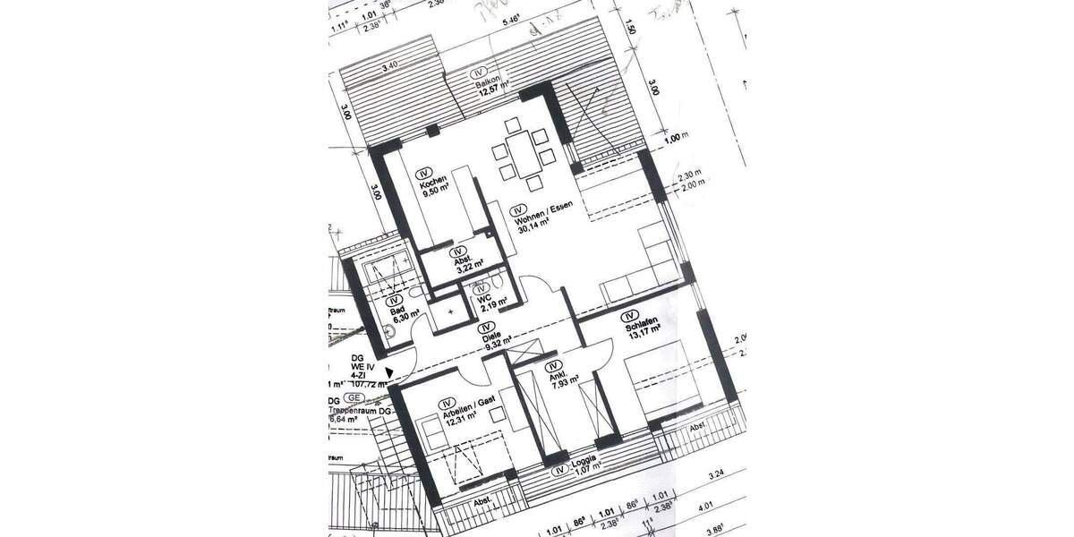Etagenwohnung Leverkusen Quettingen - 4 Zimmer, 109 m&sup2;, 450.000&euro; | Angebot:25155232