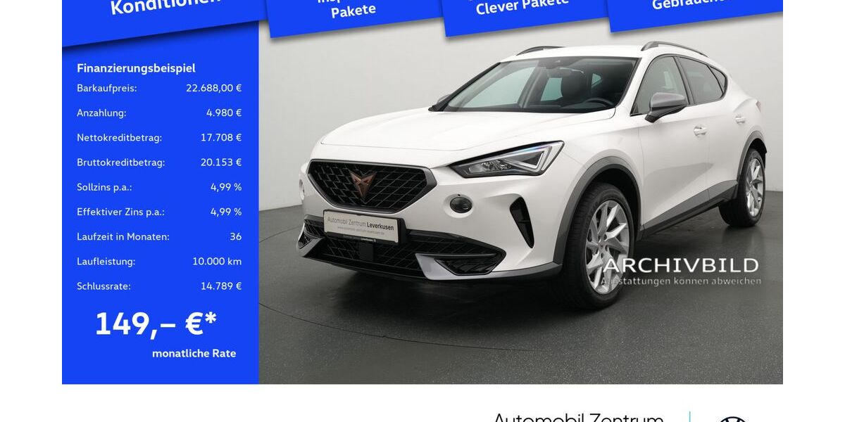 Cupra Formentor 18.811 km 22.688 &euro; Leverkusen 51379
