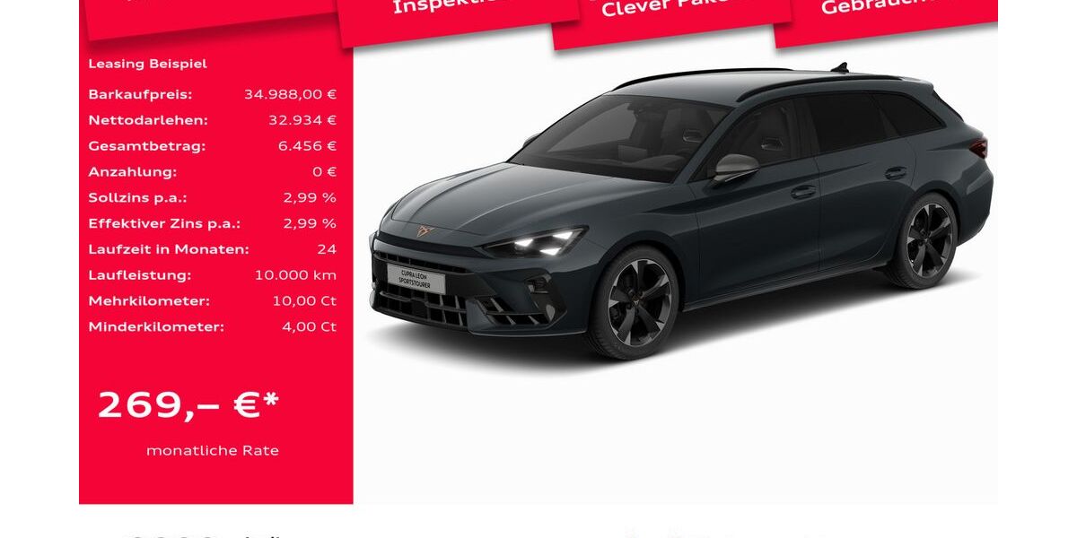 Cupra Leon 11.938 km 34.988 &euro; Leverkusen 51373