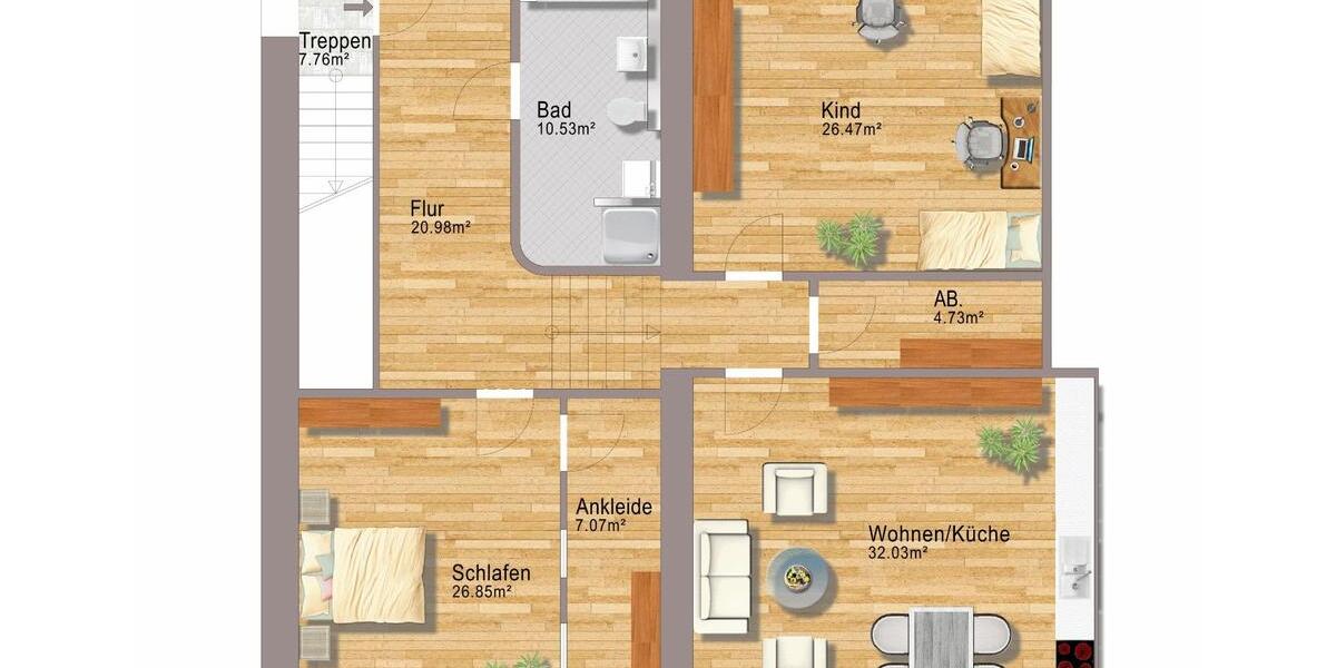 Loftwohnung mit historischen Elementen 2.5 zimmer