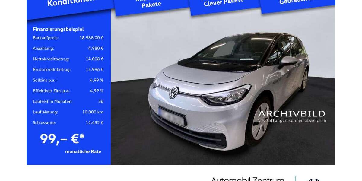 VW ID.3 49.152 km 18.988 € Leverkusen 51379