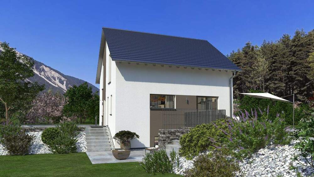 Schlüsselfertiges Haus mit Keller am Hang zum Verkauf! 7 zimmer