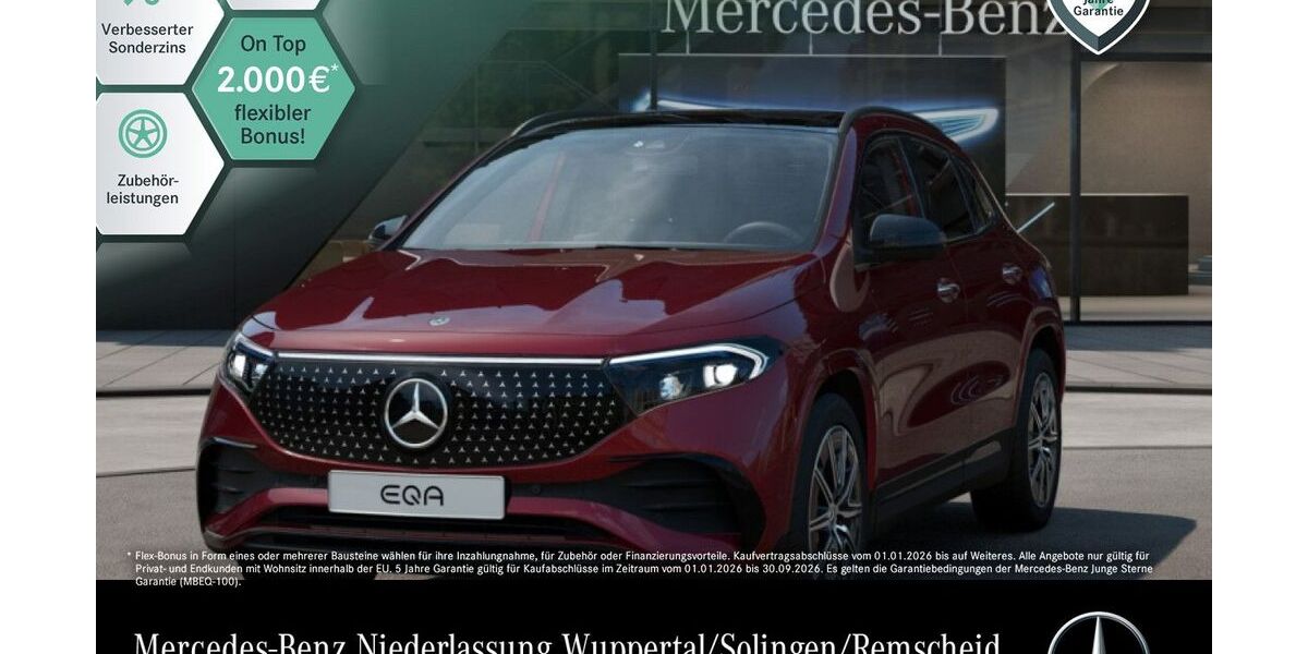 Mercedes-Benz EQA 5.667 km 41.890 &euro; Wuppertal 42115