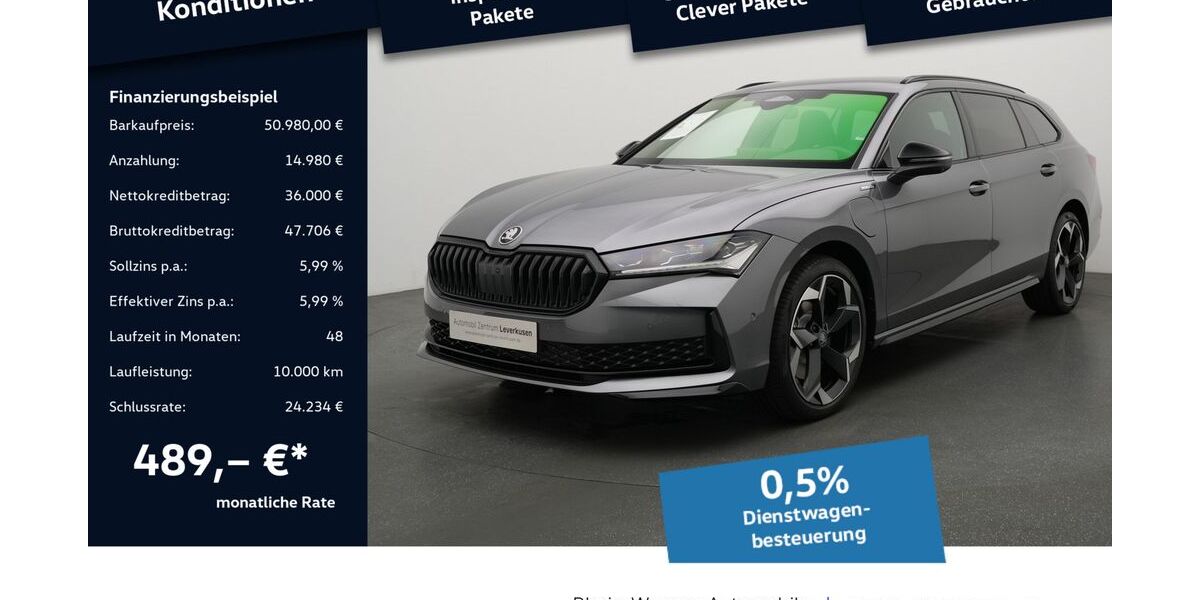 Skoda Superb 4.960 km 48.380 &euro; Leverkusen 51379