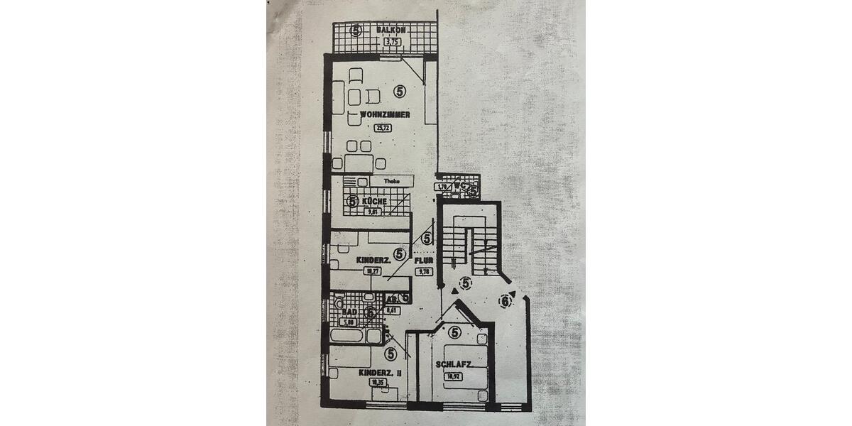 Etagenwohnung Hagen Hagen-Nord - 4.5 Zimmer, 89 m&sup2;, 279.000&euro; | Angebot:25329825