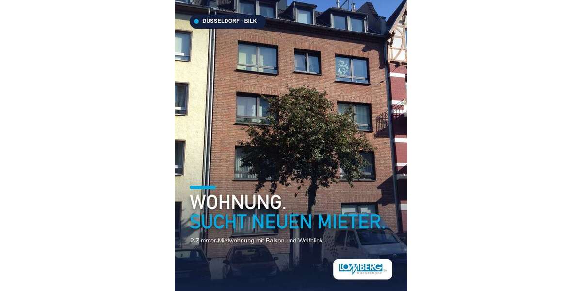 Etagenwohnung Düsseldorf Stadtbezirk 3 - 2 Zimmer, 49 m&sup2;, 580&euro; | Angebot:27456565