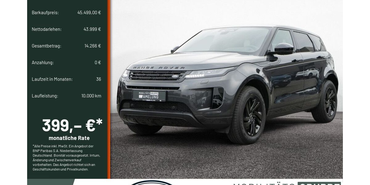 Land Rover Range Rover Evoque 9.400 km 42.990 &euro; Engelskirchen 51766