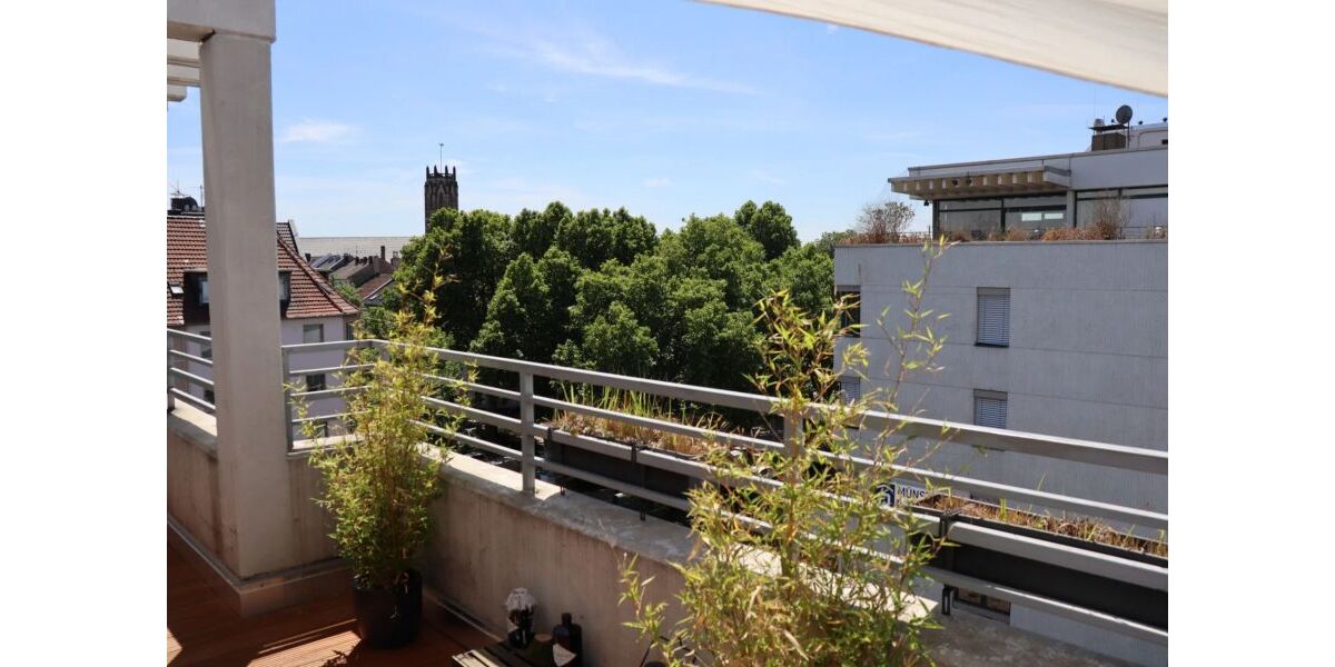 Düsseldorf Derendorf - Moderne 2 Zimmer Whng mit sehr großer Dachterasse und Balkon 2 zimmer