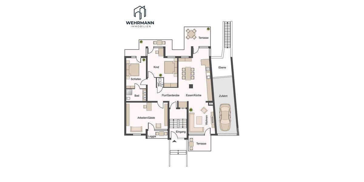 Etagenwohnung Bergisch Gladbach Refrath - 4 Zimmer, 153 m&sup2;, 545.000&euro; | Angebot:26797522