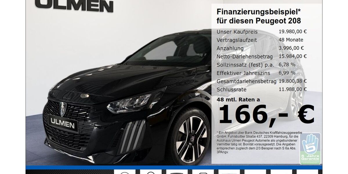 Peugeot 208 20.733 km 19.980 &euro; Düsseldorf 40233