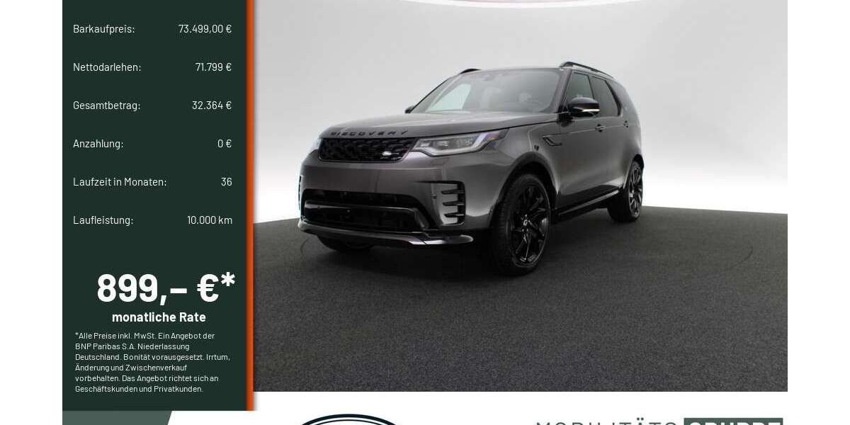 Land Rover Discovery 2.500 km 73.499 &euro; Engelskirchen 51766