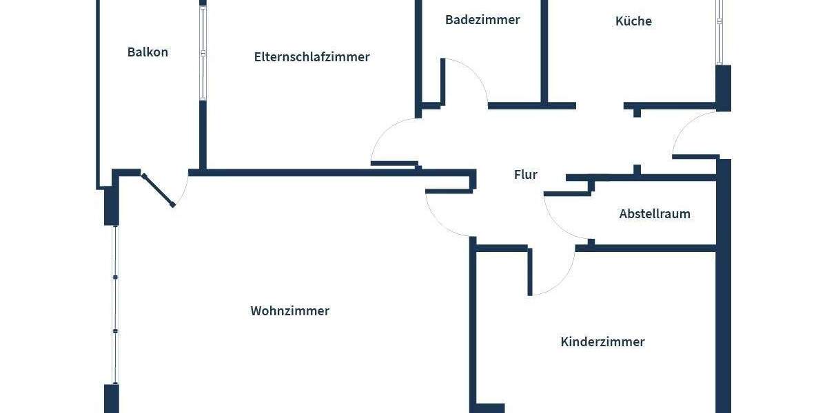 Etagenwohnung Leverkusen Lützenkirchen - 3 Zimmer, 78 m&sup2;, 160.000&euro; | Angebot:25737478