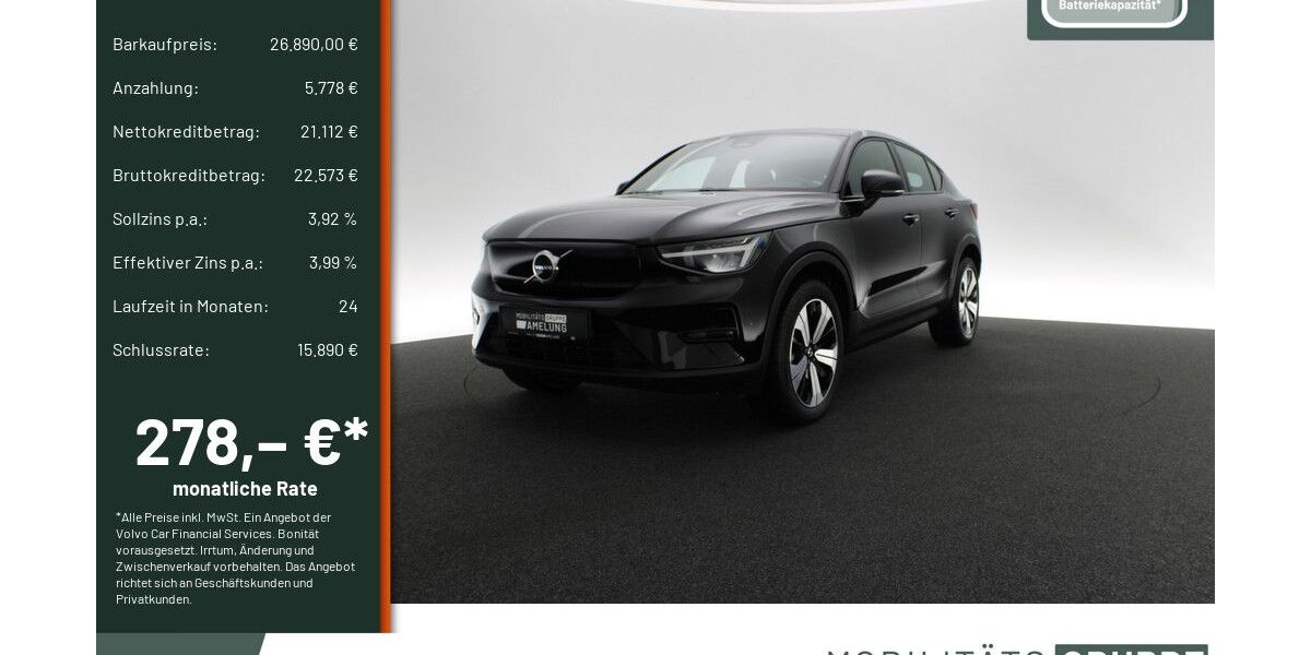 Volvo C40 19.571 km 26.890 &euro; Engelskirchen 51766