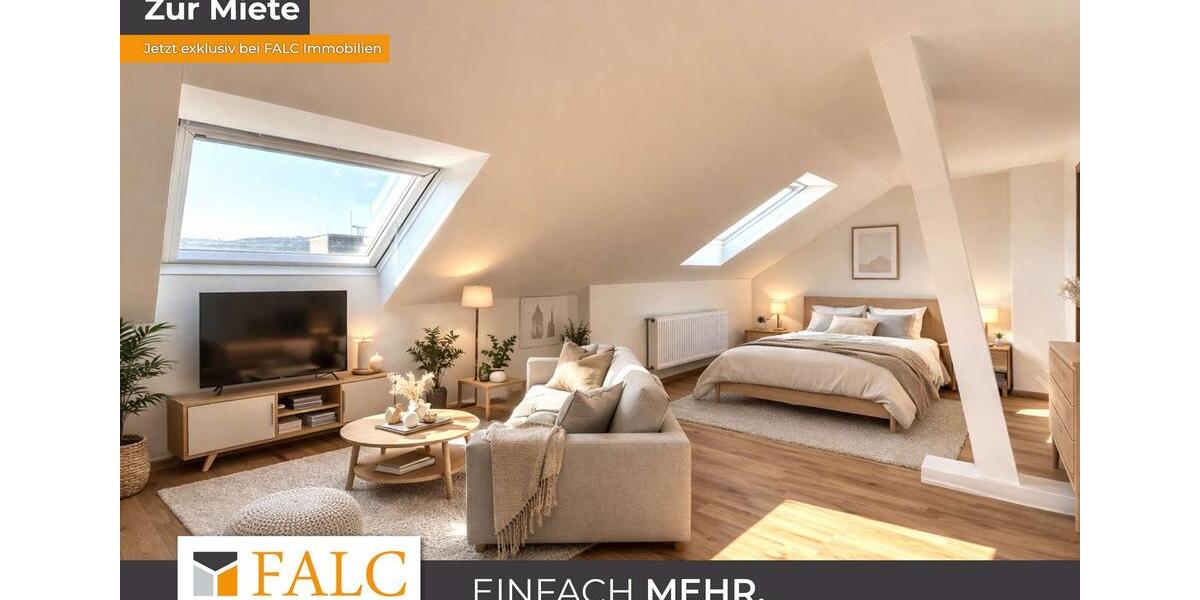 Dachgeschoßwohnung Wuppertal Elberfeld - 1 Zimmer, 40 m&sup2;, 395&euro; | Angebot:25784523