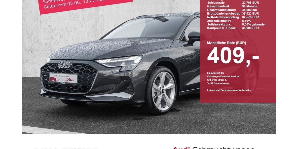 Audi A3 8.590 km 35.980 &euro; Düsseldorf 40474