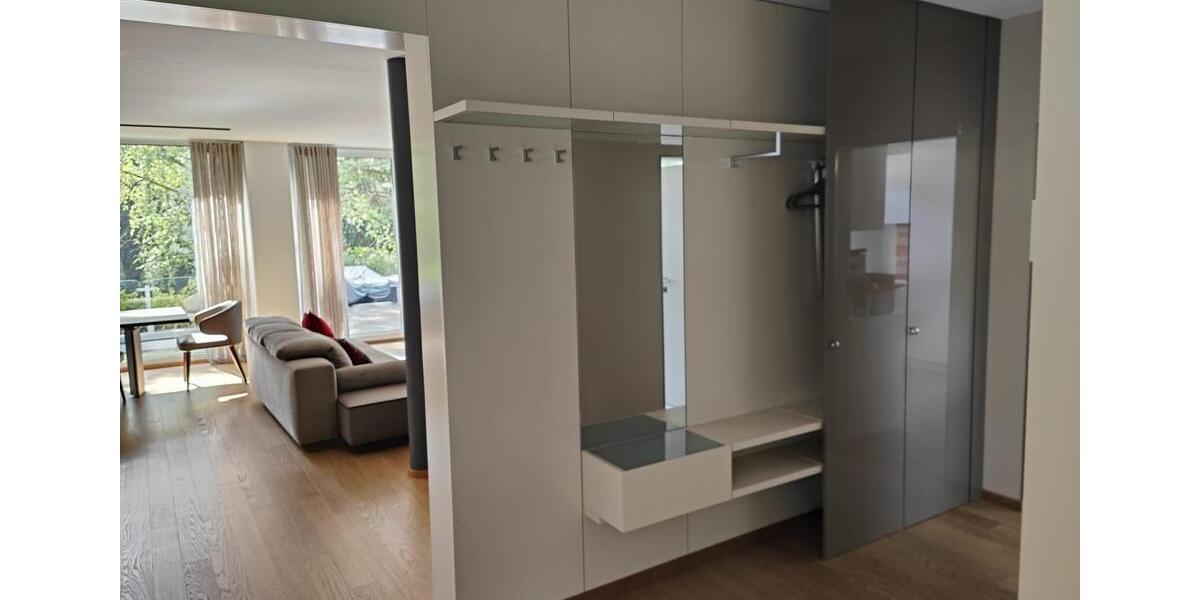 Designer Maisonette-Wohnung nähe Zoopark mit Blick ins Grüne, Fussbodenheizung, Kamin, Terrasse 5 zimmer