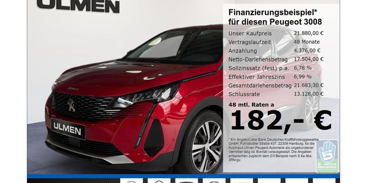 Peugeot 3008 71.500 km 21.880 &euro; Düsseldorf 40233
