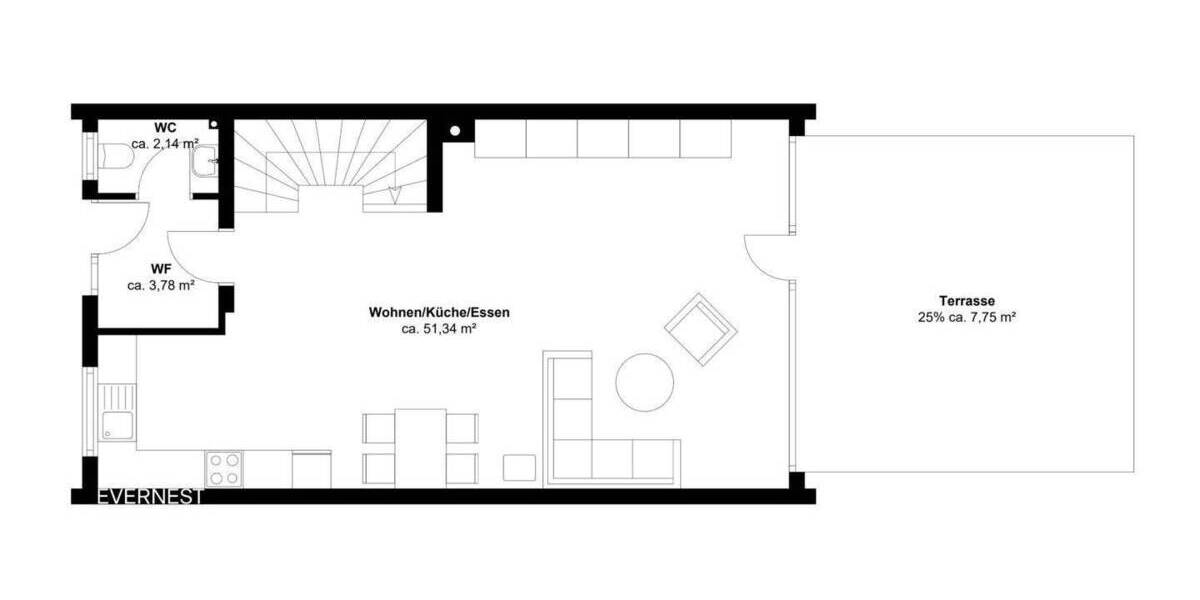 Erbpacht: Reihenendhaus in ruhiger Waldrandlage von Wuppertal Vohwinkel 5 zimmer