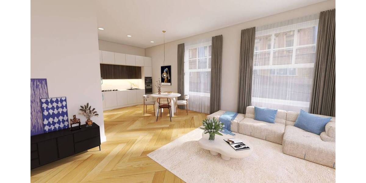 Etagenwohnung Düsseldorf Ludenberg - 2 Zimmer, 67 m&sup2;, 415.000&euro; | Angebot:23956838