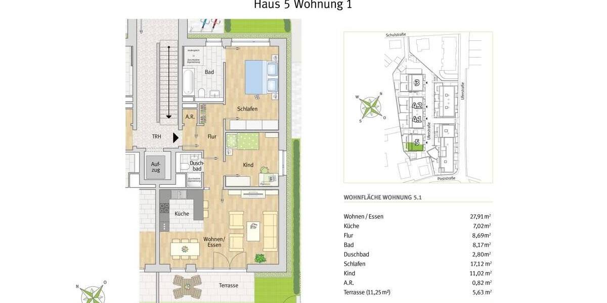Schön geschnittene 3-Zimmer Erdgeschosswohnung in ruhiger Wohnlage von Leichlingen. 3 zimmer