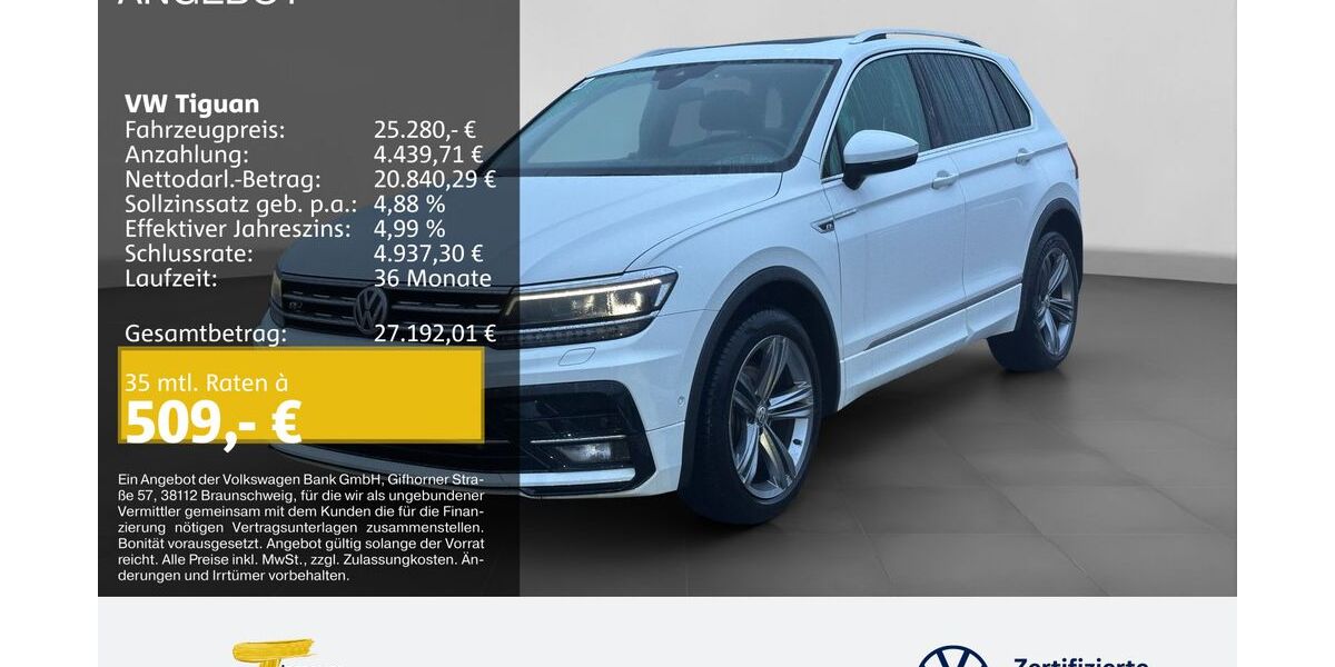 VW Tiguan 86.520 km 24.980 &euro; Remscheid 42897
