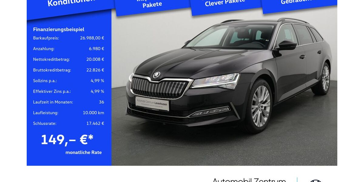 Skoda Superb 45.008 km 26.980 &euro; Leverkusen 51379