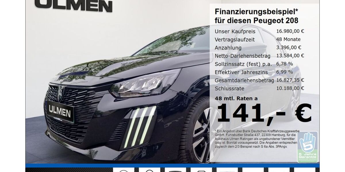 Peugeot 208 21.369 km 16.980 &euro; Ratingen 40880