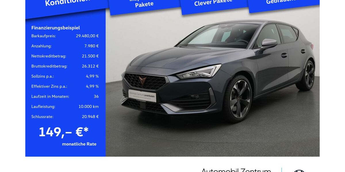 Cupra Leon 14.882 km 26.980 &euro; Leverkusen 51379
