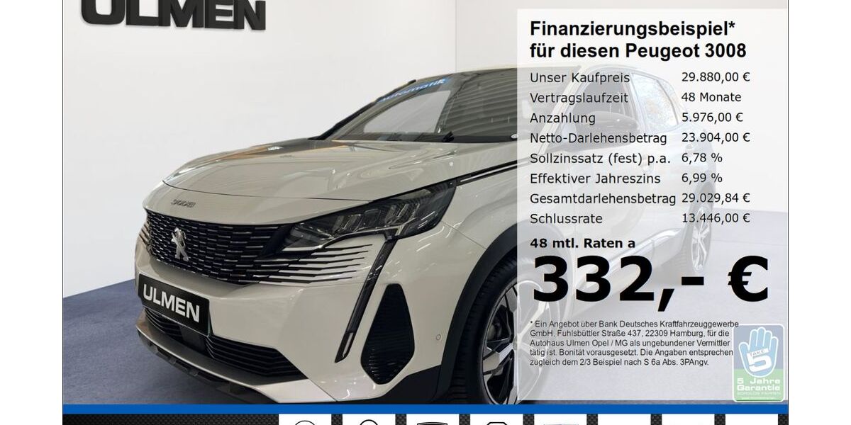 Peugeot 3008 16.340 km 27.888 &euro; Düsseldorf 40231