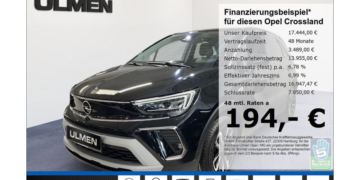 Opel Crossland (X) 29.295 km 16.888 &euro; Düsseldorf 40231