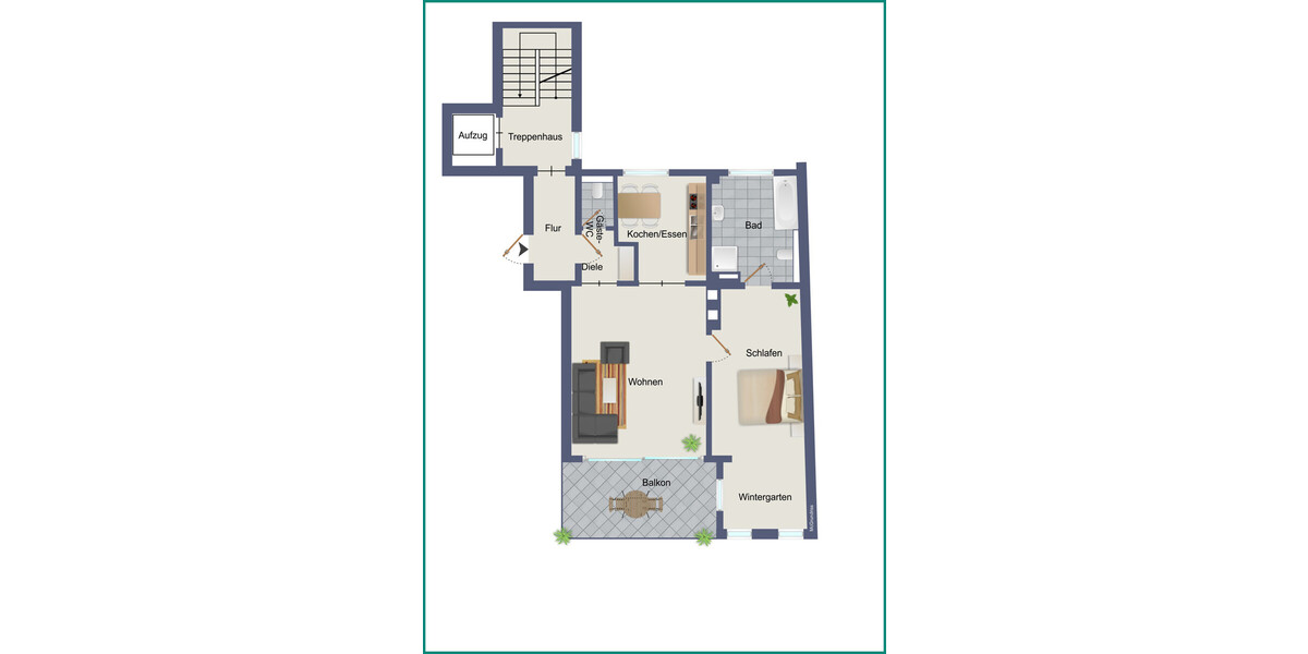 ATTRAKTIVE VERMIETETE EIGENTUMSWOHNUNG MIT AUFZUG & GEHOBENER AUSSTATTUNG IN SCHWELM, PROVISIONSFREI - Etagenwohnung Schwelm | Angebot:27165169