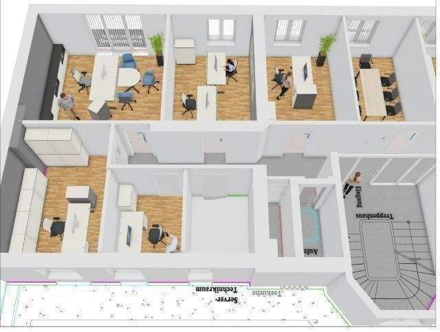 Vielfältig nutzbare Büro- Praxisräume mitten in Düsseldorf – Oststraße! 1 zimmer
