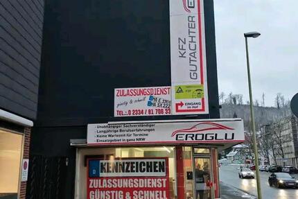 Top Ladenlokal Hohenlimburg Hagen Zentrum vor Zulassungsstelle zimmer