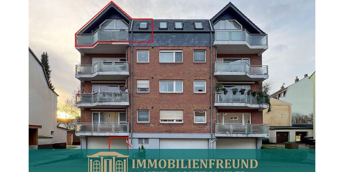 Gemütliche Dachgeschosswohnung mit Weitblick 2 zimmer