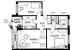 Etagenwohnung Leverkusen Schlebusch - 3 Zimmer, 74 m&sup2;, 197.000&euro; | Angebot:27462943