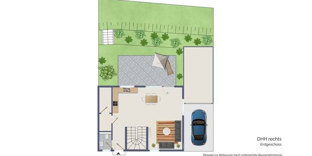 Baugrundstück mit Baugenehmigung für zwei Doppelhaushälften mit je ca. 112 m² Wfl. in Gevelsberg zimmer