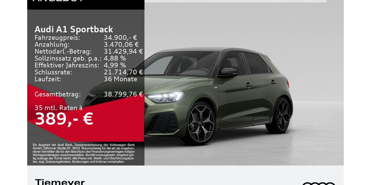 Audi A1 4.999 km 34.500 &euro; Remscheid 42897