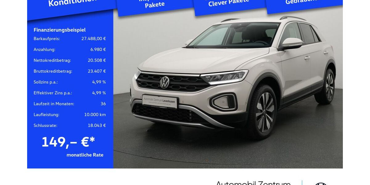 VW T-Roc 12.514 km 27.480 &euro; Leverkusen 51379