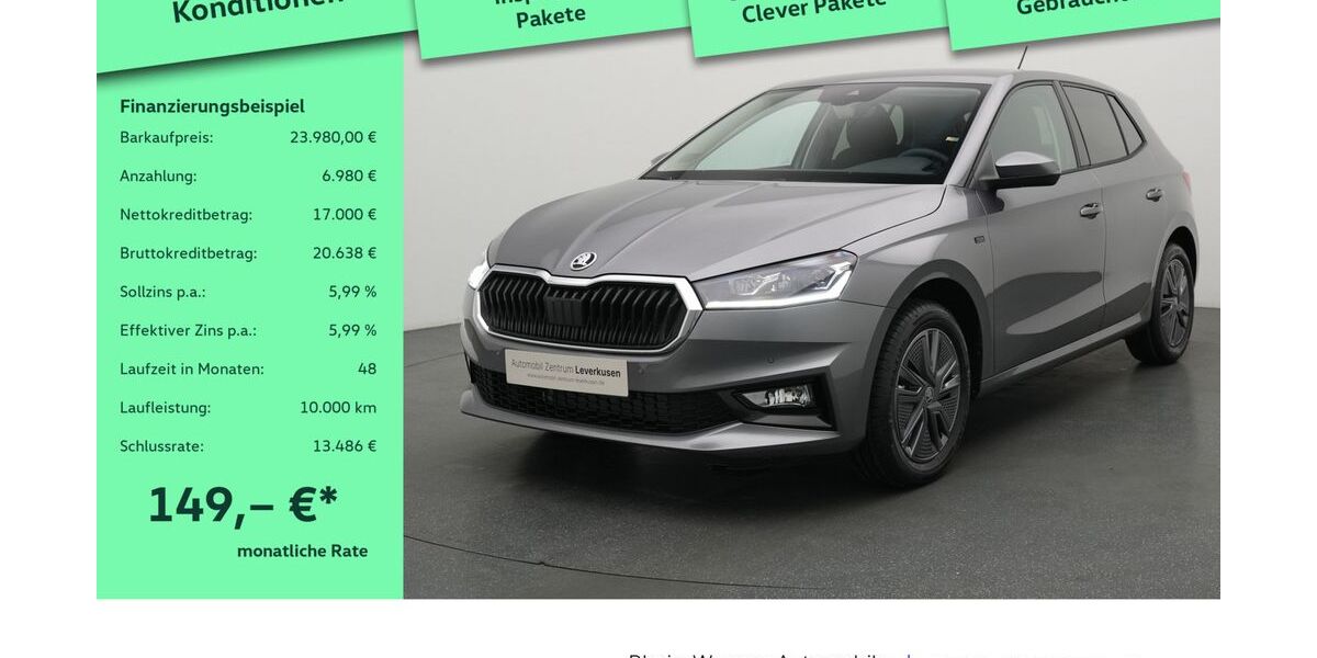 Skoda Fabia 1.009 km 22.480 &euro; Leverkusen 51379
