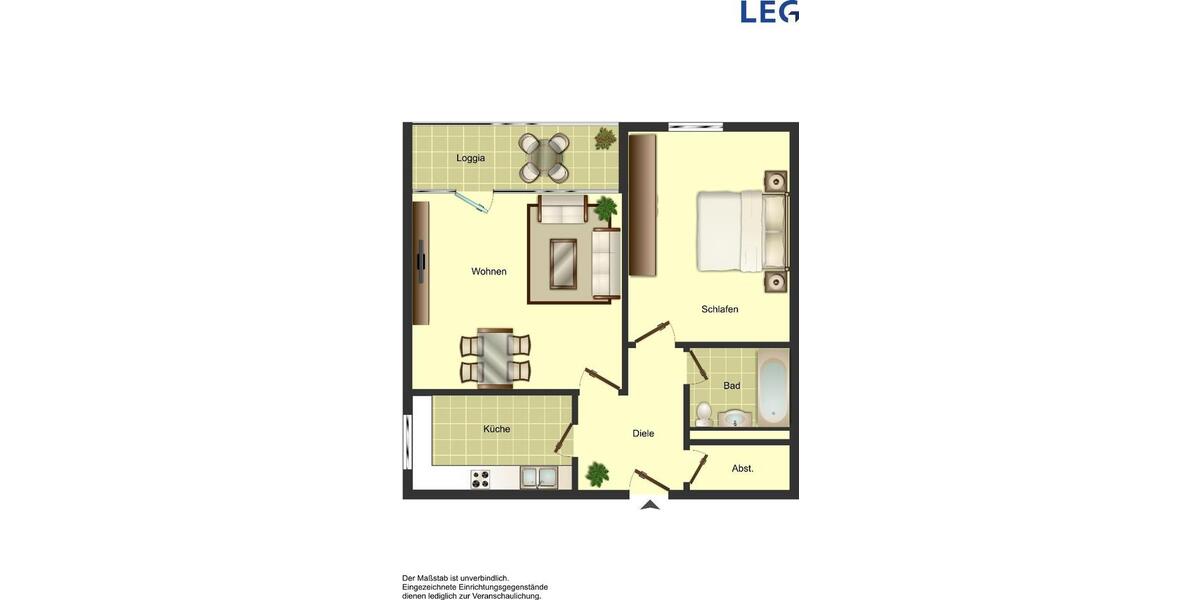 Schöne 2-Zimmer-Wohnung in Monheim am Rhein Berliner Viertel zimmer