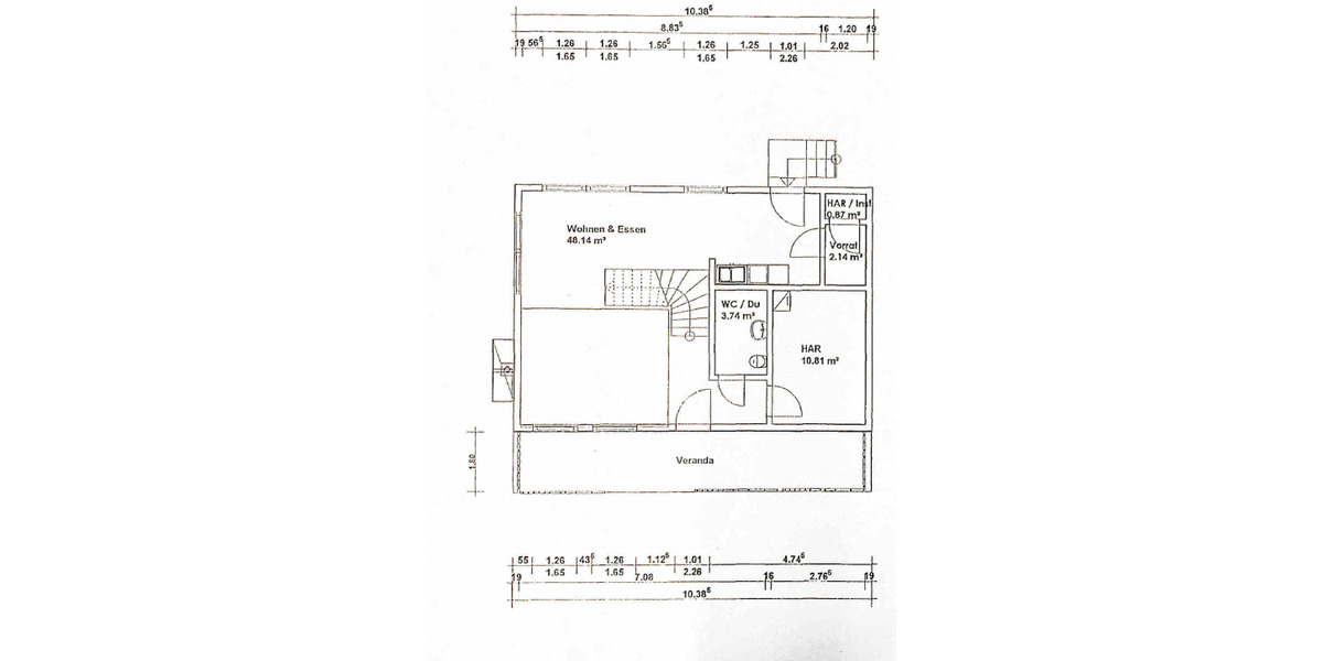 Mehrfamilienhaus, Wohnhaus Schalksmühle Strücken - 4 Zimmer, 132 m&sup2;, 289.000&euro; | Angebot:25775091