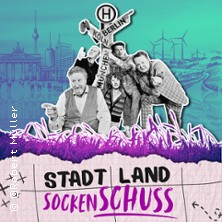 Theater Distel: Stadt Land Sockenschuss - Jenseits von Germany 06.11.2026 Kulturraffinerie K714