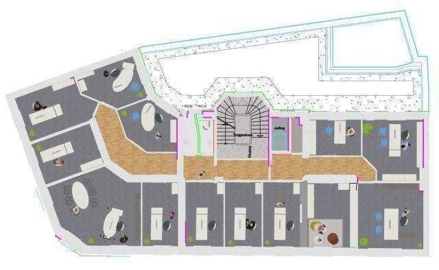 Vielfältig nutzbare Büro- Praxisräume mitten in Düsseldorf – Oststraße! 1 zimmer