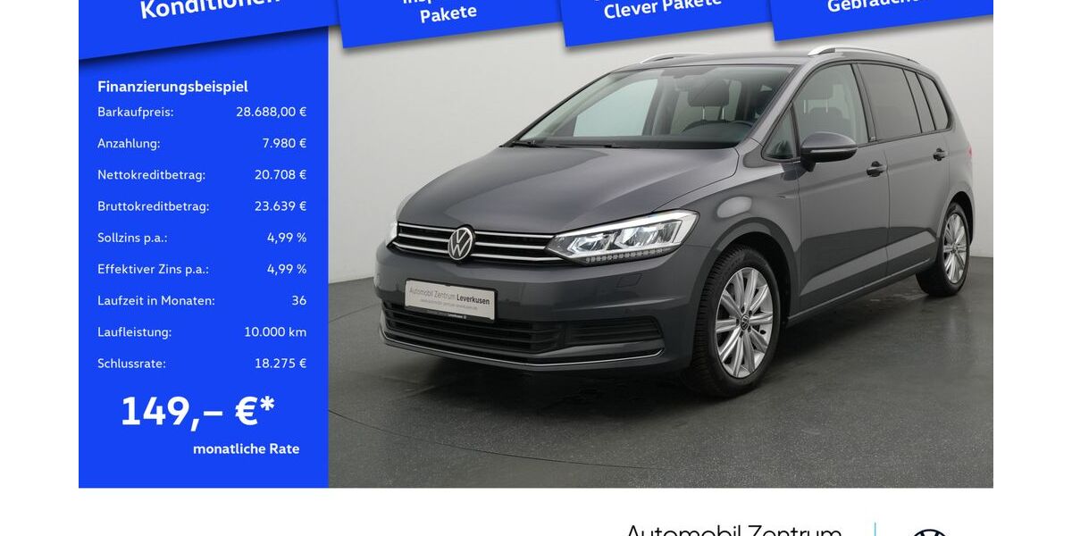 VW Touran 59.979 km 28.688 &euro; Leverkusen 51379