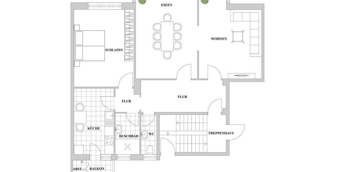 Charmante Altbauwohnung in der Carlstadt - hochwertig ausgestattet und kurzfristig verfügbar 3 zimmer